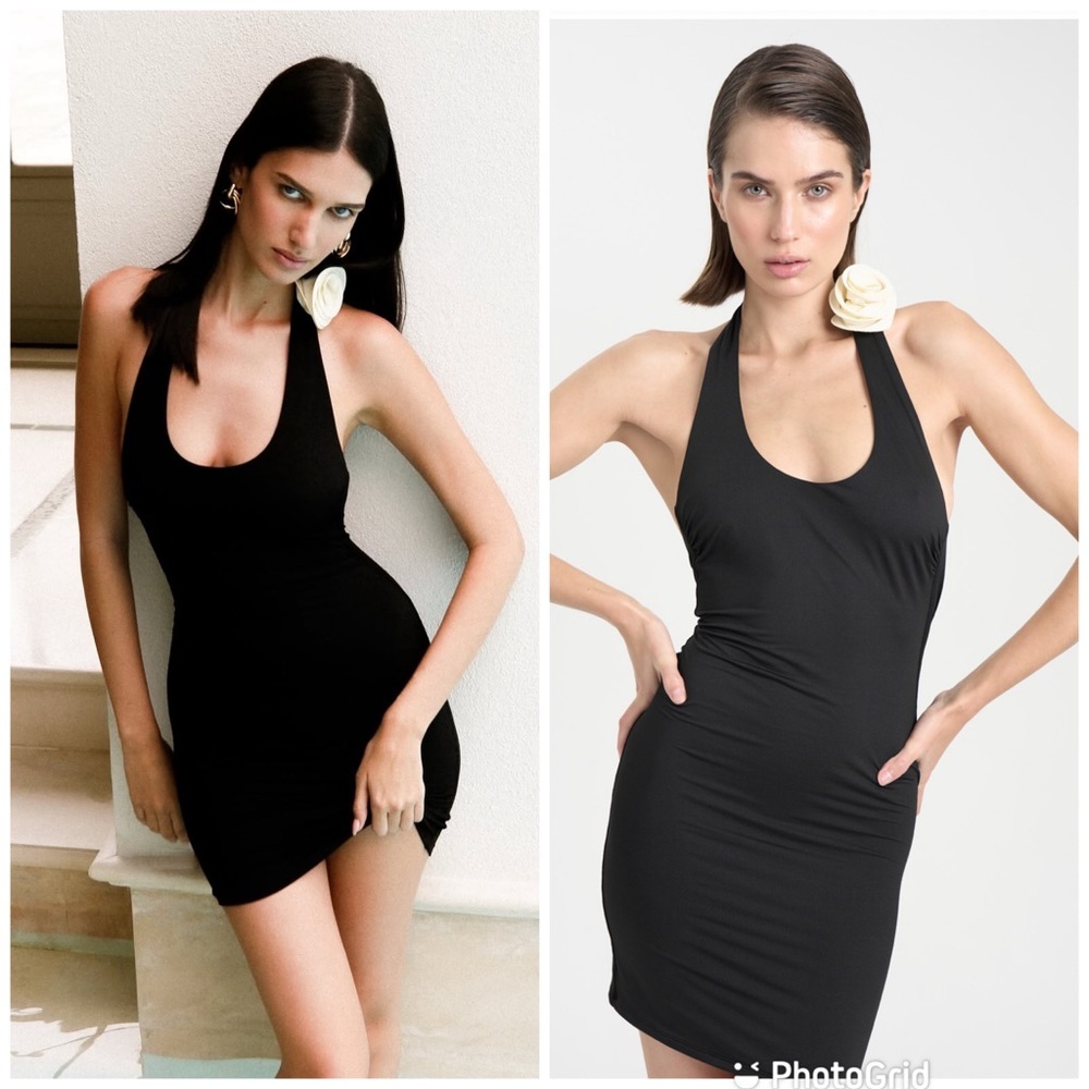 La Reveche Maya Dress Black Ivory New with Tags!